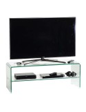 Mobile porta TV in vetro cristallo curvato design Fancy