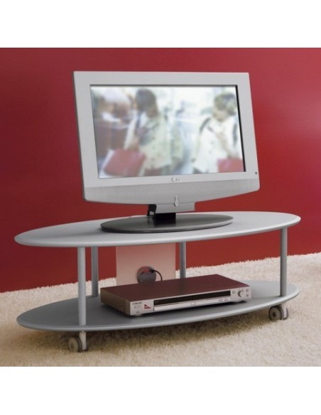 Carrello porta TV Elliptical in legno MDF