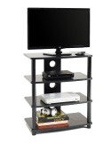 Mobile porta TV con passacavi in legno MDF e metallo Style