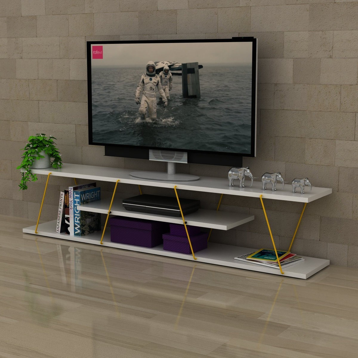 mobile attrezzato per tv