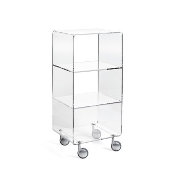 Carrello multifunzione con ripiani in metacrilato Andy 4