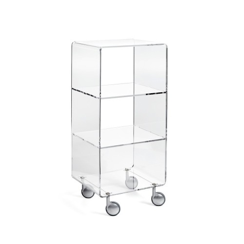 Carrello multifunzione con ripiani in metacrilato Andy 4