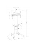 Supporto staffa per TV da 32 a 70 pollici VESA 600x400 Wilson1