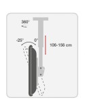 Supporto TV da soffitto telescopico fino a 70 pollici Dizzy1