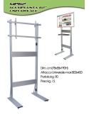 Colonna porta TV fino a 62 pollici VESA max 800x400 Tower