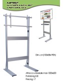 Colonna porta TV per monitor fino a 82 pollici VESA max 800x400 Tower Big