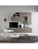 Parete attrezzata per TV soggiorno design moderno Kimmo