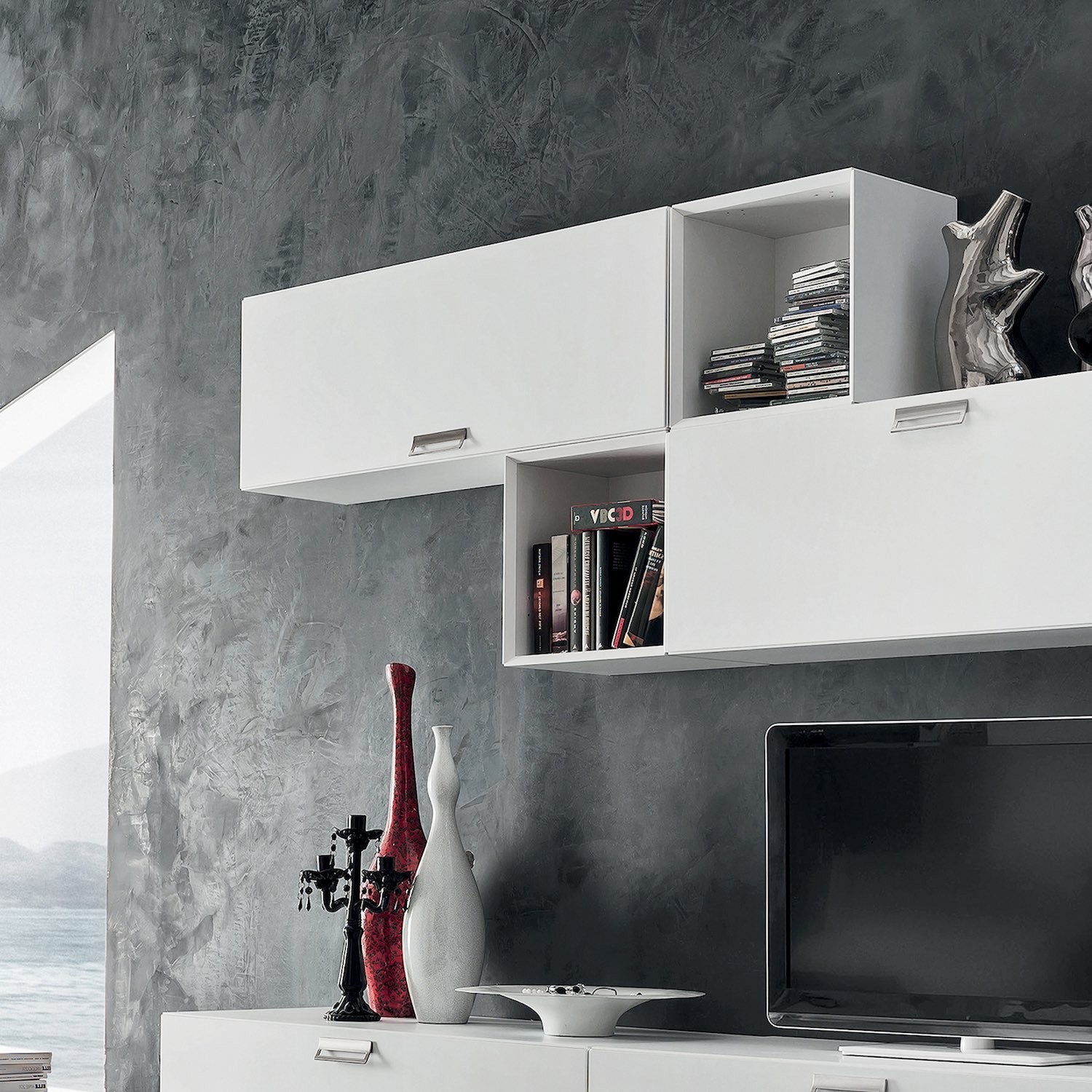Mobili da soggiorno per tv moderni otto Mobili da soggiorno moderni