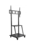 Supporto tv da terra con ruote in metallo Carter