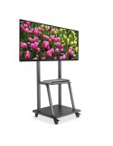 Supporto tv da terra con ruote in metallo Carter