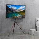 Treppiedi porta TV grandi dimensioni con staffa girevole Dandy