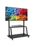 Carrello porta TV con ruote grandi dimensioni Stuart
