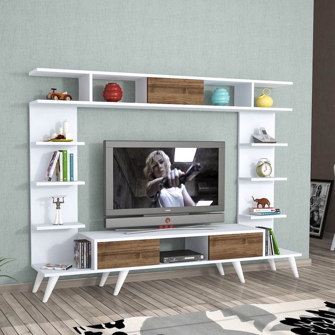 Mobile tv design moderno in legno 180 cm Britton