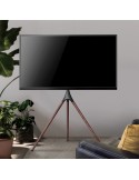 Treppiedi porta TV grandi dimensioni con staffa girevole Dandy