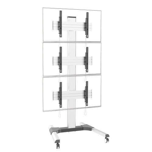 Carrello per VideoWall per 3 monitor Wally-3