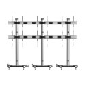 Carrello per VideoWall per 6 monitor Wally-6