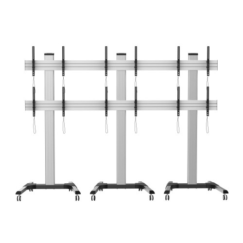 Carrello per VideoWall per 6 monitor Wally-6