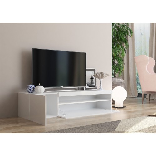 Porta TV in legno 150 cm Bandol White