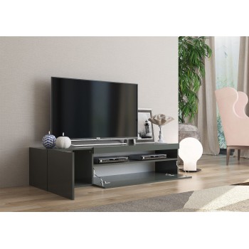 Porta TV in legno 150 cm Bandol Anthrax 2