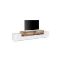 Mobile porta TV 240 cm in MDF laccato lucido Krisen Maple