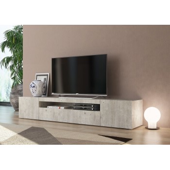 Mobile TV in legno MDF Bandol Cement 2