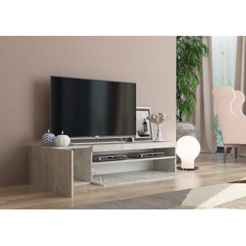 Porta TV in legno MDF Bandol 150 Cement 2
