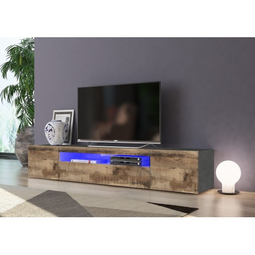 Mobile per TV moderno Bandol 200 Slate Maple