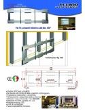 Staffa per TV per pareti in cartongesso Conrad