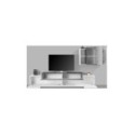 Parete attrezzata moderna Krisen 240 White Report