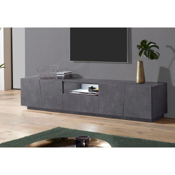Mobile TV in legno MDF Annabel 220 Slate 2