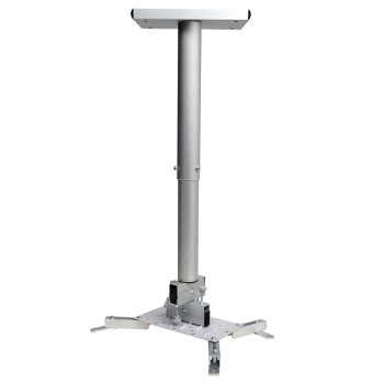 2 Staffe Da Soffitto In Alluminio Per Aste 28 Mm – Montaggio A Soffitto Per Tende, Armadi, Bagno, Supporti Per Appendiabiti