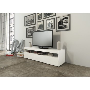 Mobiletto TV Vidar 130 White 2
