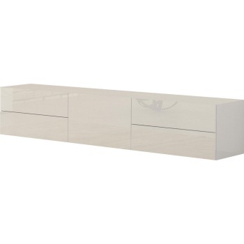 Mobile TV moderno Teodor 1A/4C White 2