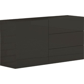 Mobiletto porta TV Teodor 1A/3C Anthrax 2