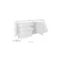 Madia porta TV design moderno Teodor 1A/6C+ Anthrax