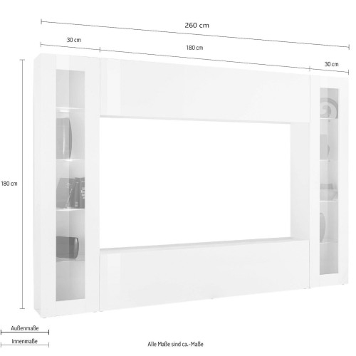 Parete attrezzata design Brody C