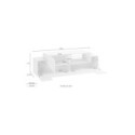 Mobile TV moderno Lukas 160 WM