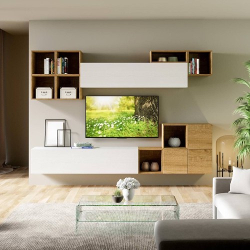 Parete attrezzata design moderno Darius A45