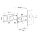 Supporto TV parete da 37 a 70 pollici Haller6