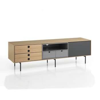 Mobiletto TV grandi dimensioni L170 cm Bennet