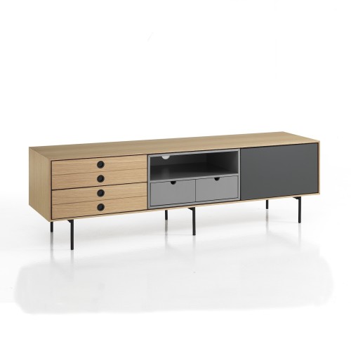 Mobiletto TV grandi dimensioni L170 cm Bennet