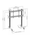 Carrello TV / Supporto da pavimento per TV fino a 120" Quettro 