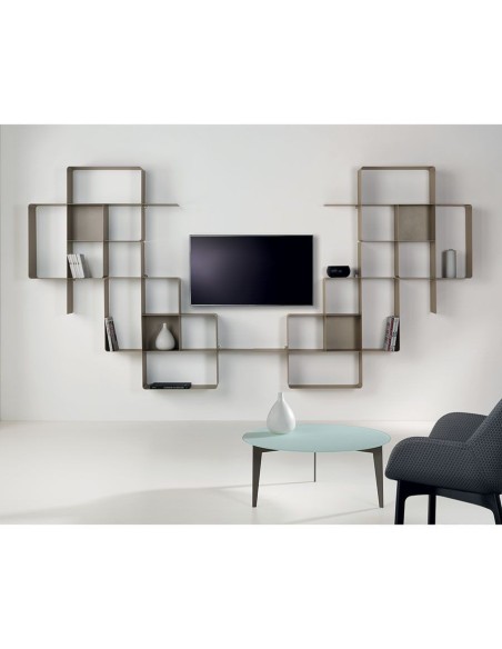 Parete attrezzata design moderno Mondrian