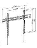 Supporto fisso a parete per tv da 32/60" SupTV1