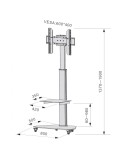 Carrello porta televisore per LCD da 37 a 70 pollici Agile