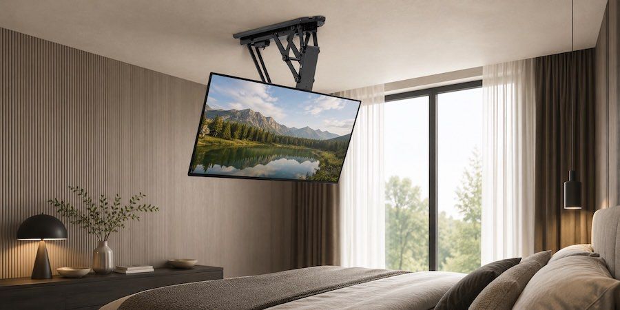 TV a soffitto? Si con il supporto o la staffa giusta