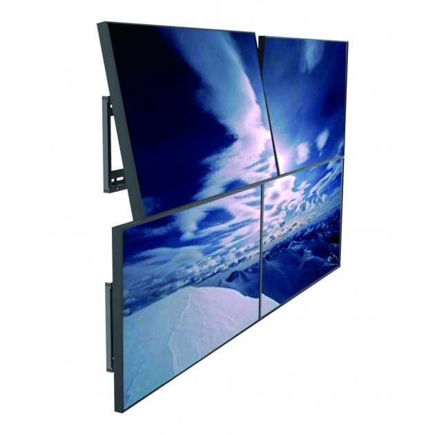Staffa a parete inclinabile per videowall Mywall1