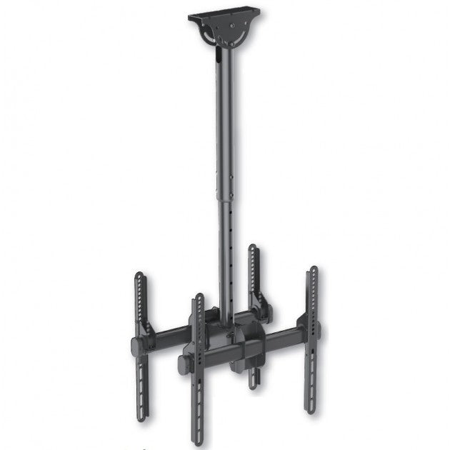 Supporto TV da soffitto telescopico per 2 TV Dizzy2