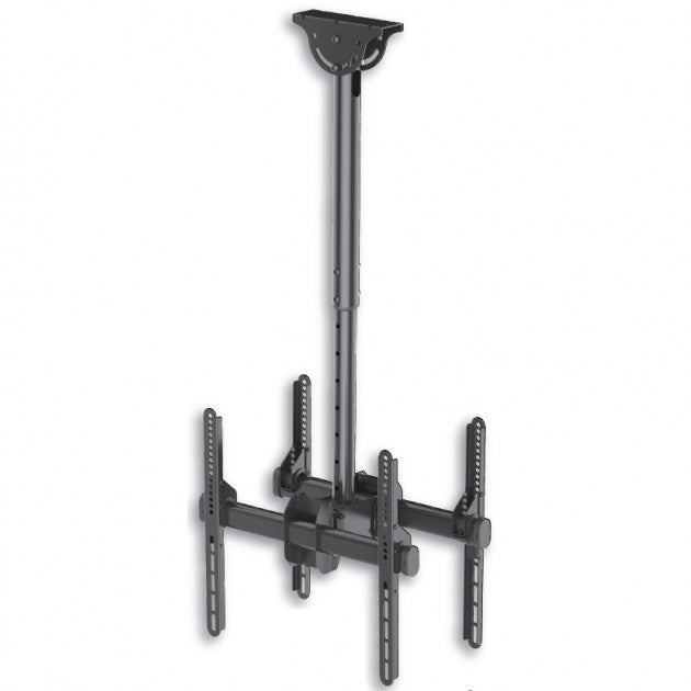 Supporto TV da soffitto telescopico per 2 TV Dizzy2