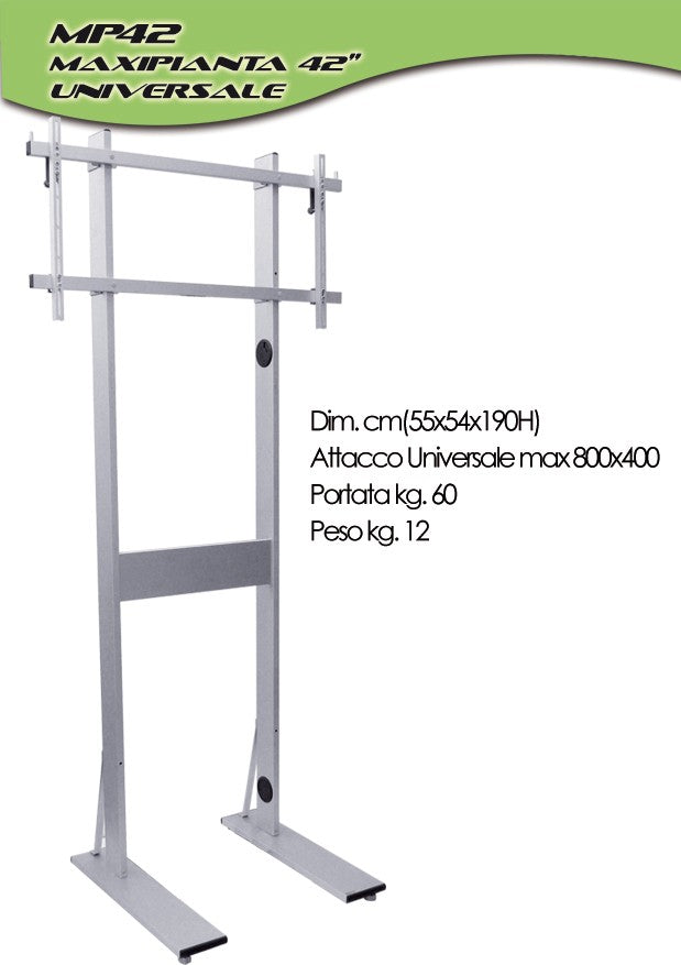 Colonna porta TV Tower Small monitor fino a 42"